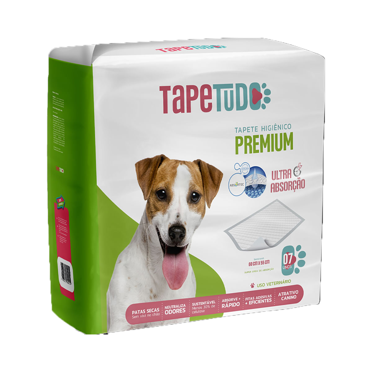 Foto-do-produto-Tapete-Higienico-Para-Caes-Tapetudo-60x55-07-unidades-no-petshop-online-da-Tudo-de-Bicho