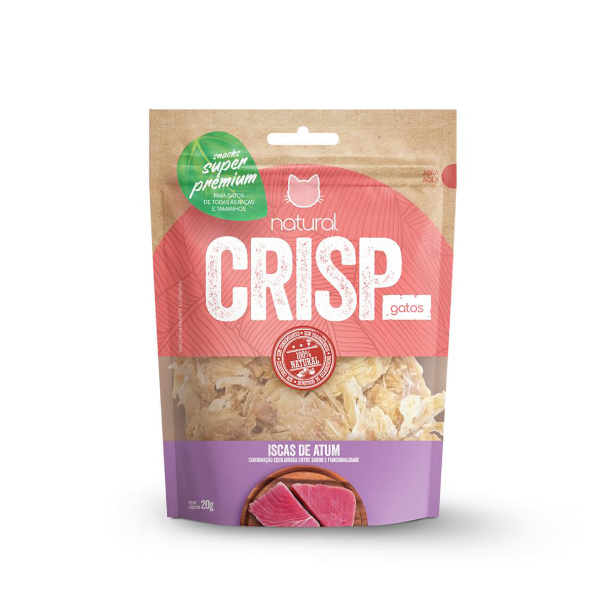 Foto-do-produto-Snack-Desidratado-Para-Gatos-Natural-Crips-Iscas-de-Atum-20g-no-Petshop-online-da-Tudo-de-Biccho