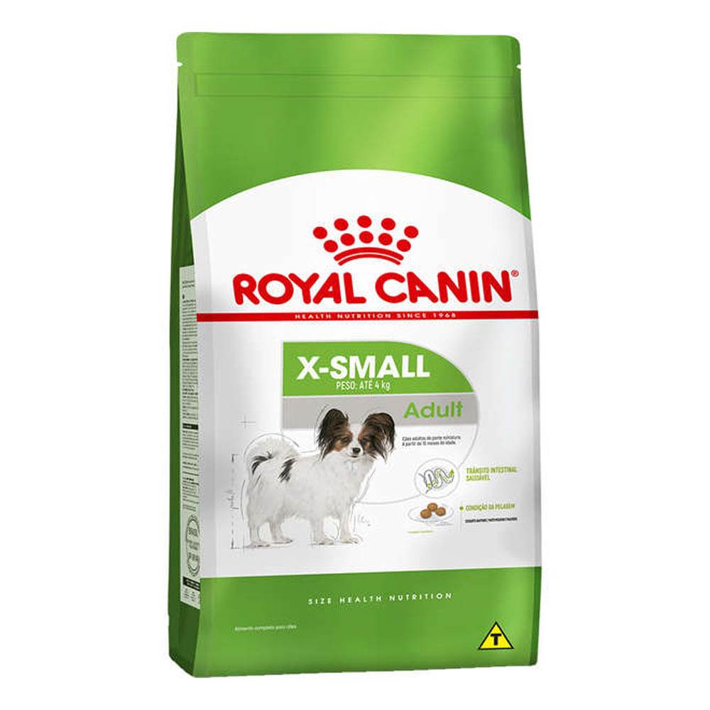 Foto-do-produto-Racao-Caes-Royal-Canin-Xsmall-Adultos-25kg-no-petshop-online-da-Tudo-de-Bicho