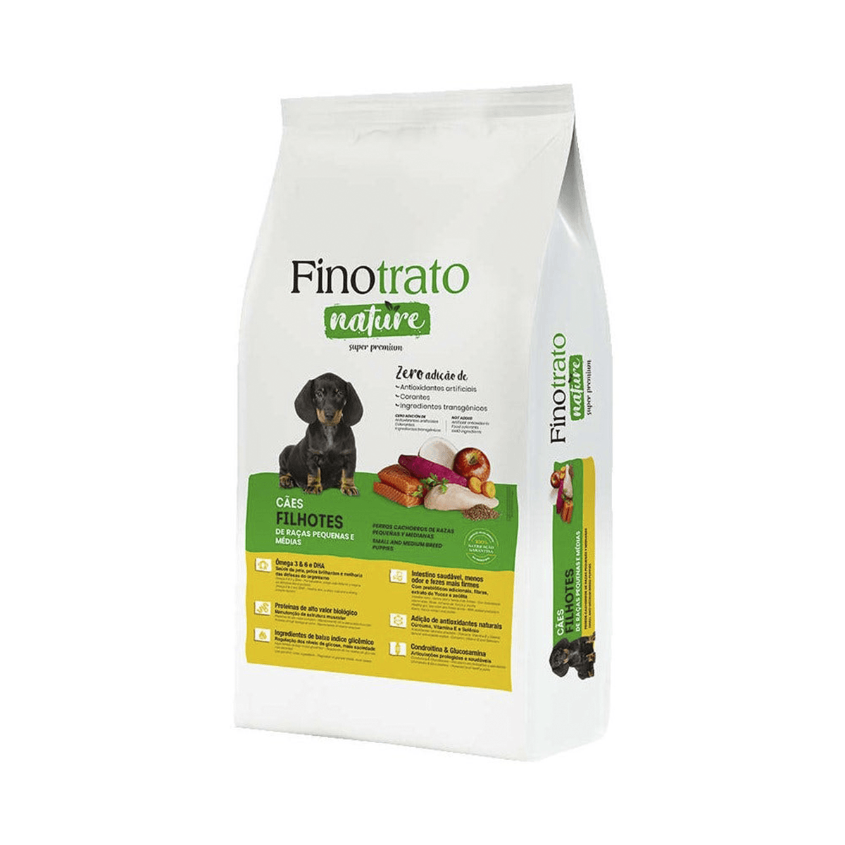 Foto-do-produto-Racao-para-Caes-Finotrato-Nature-Filhotes-Racas-Pequenas-e-Medias-15kg-no-pet-shop-online-da-Tudo-de-Bicho