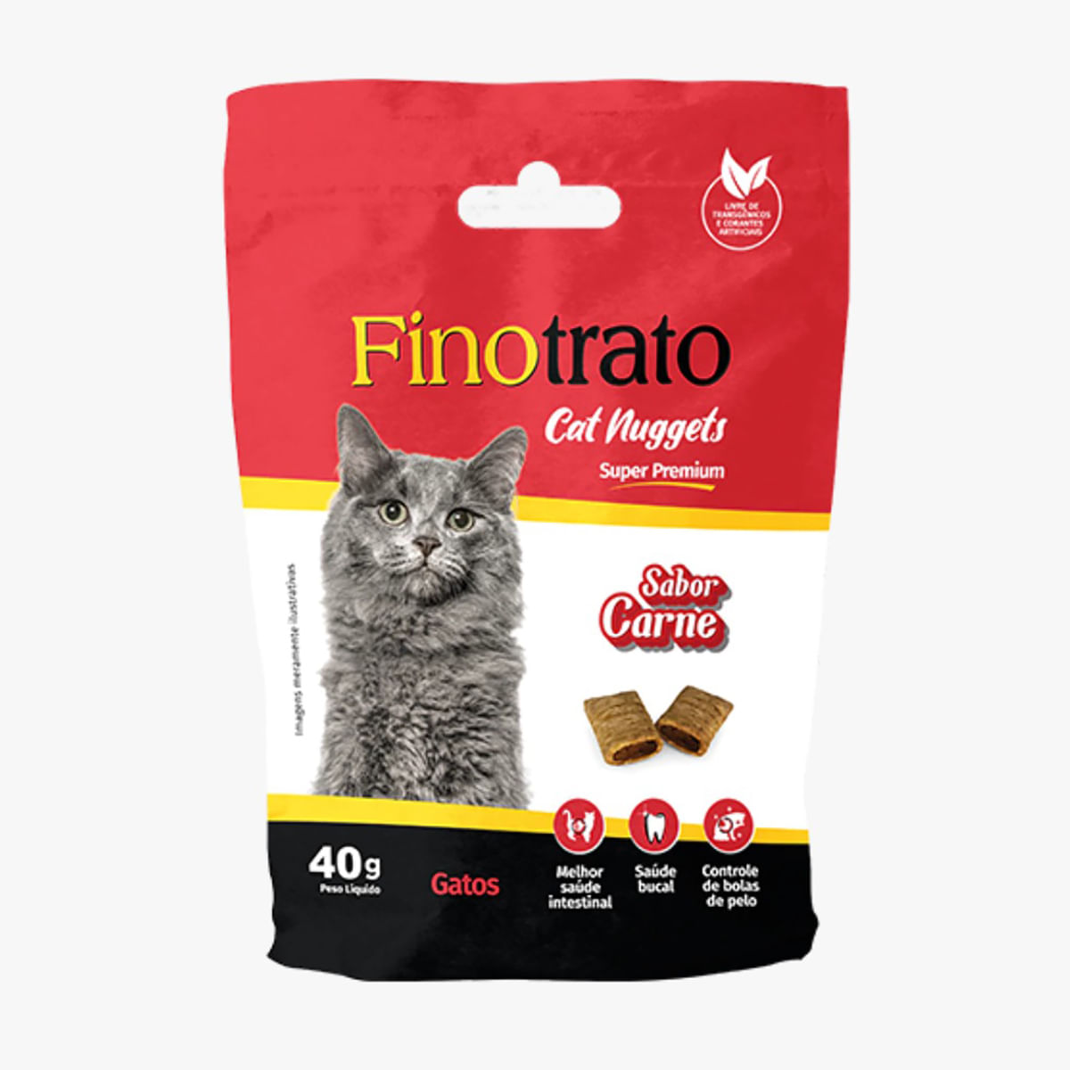 Foto-do-produto-Petisco-Finotrato-Cat-Nuggests-Carne-40g-no-pet-shop-online-da-Tudo-de-Bicho