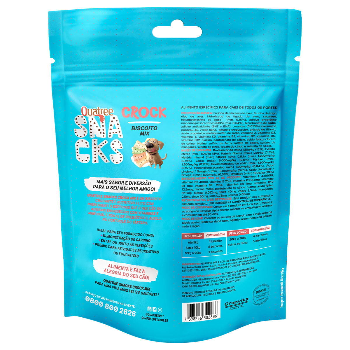 Foto-do-produto-Quatree-Snacks-Crock-Mix-400g-no-pet-shop-online-da-Tudo-de-Bicho