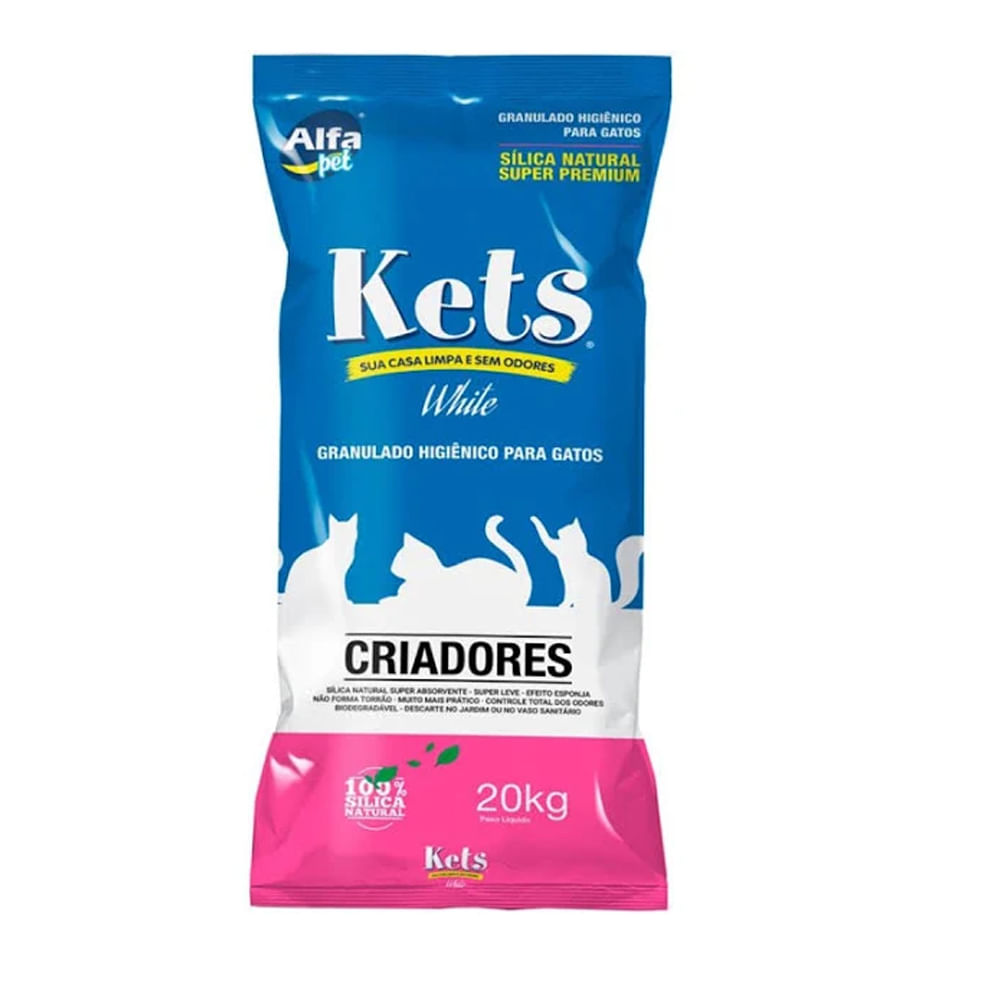 Foto-do-produto-Areia-Gatos-Higienica-Kets-White-Criadores-20Kg-no-pet-shop-online-da-Tudo-de-Bicho