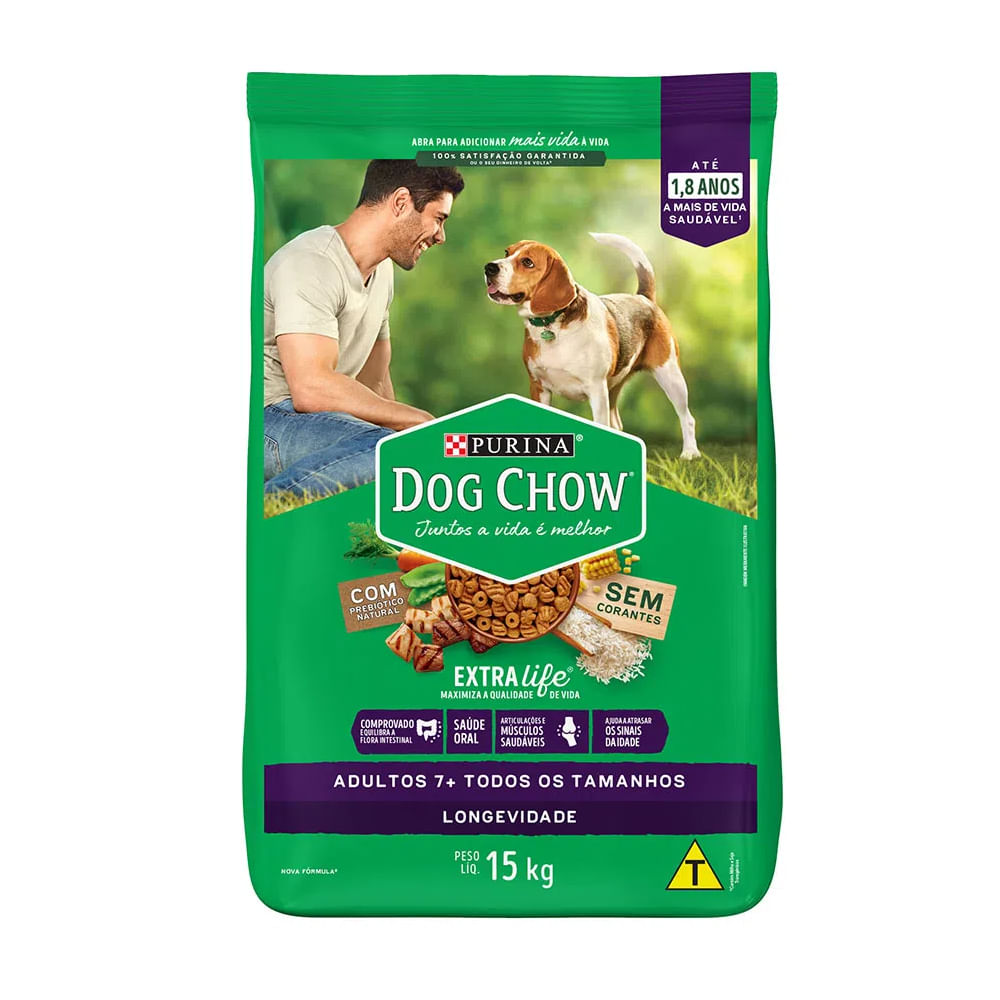 Foto-do-produto-Racao-Nestle-Purina-Dog-Chow-Extra-Life-Adultos-7--Frango-e-Arroz-15kg-no-pet-shop-online-da-Tudo-de-Bicho