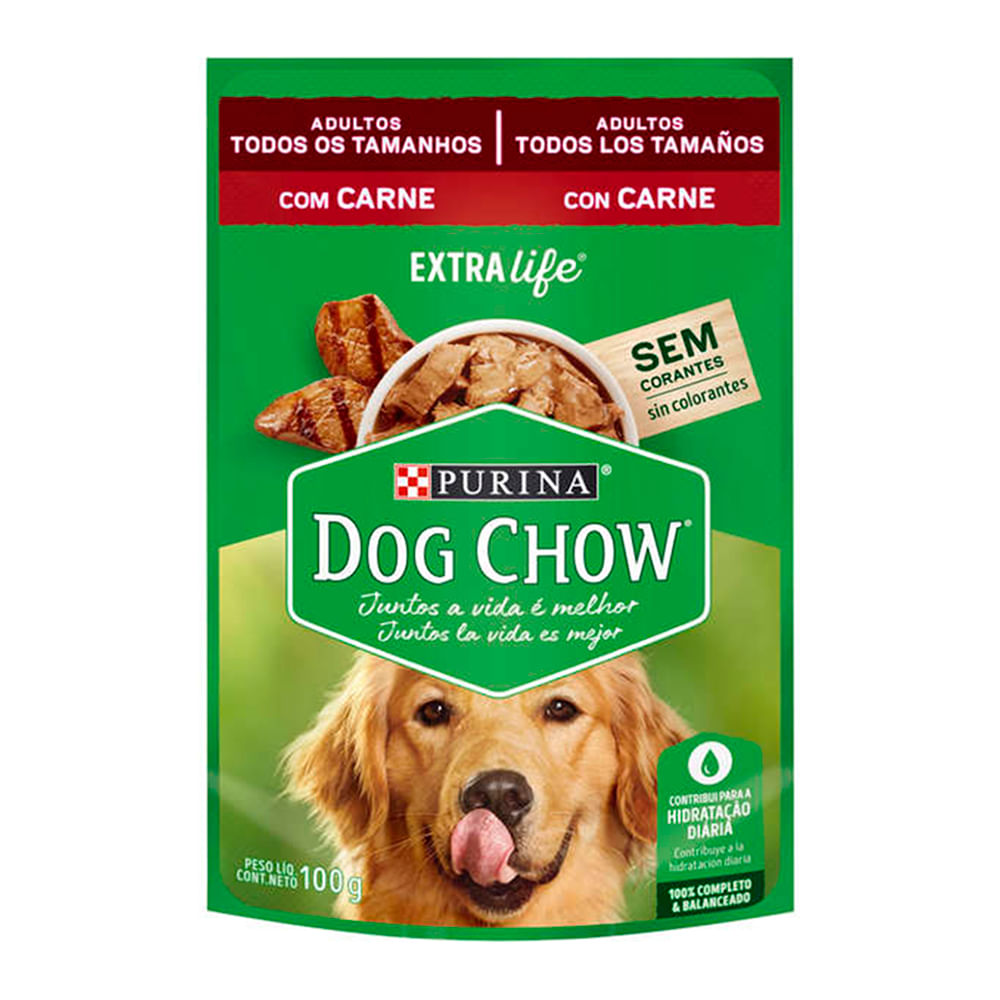 Foto-do-produto-Racao-Umida-Nestle-Purina-Dog-Chow-Adultos-Carne-Sache-100g-no-pet-shop-online-da-Tudo-de-Bicho