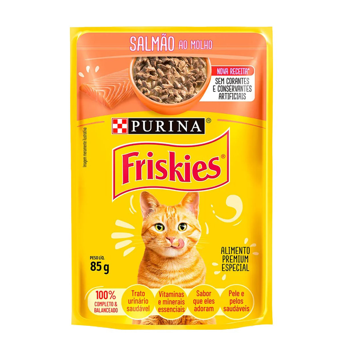 Foto-do-produto-Racao-Umida-Nestle-Purina-Gatos-Friskies-Salmao-ao-Molho-Sache-85g-no-pet-shop-online-da-Tudo-de-Bicho