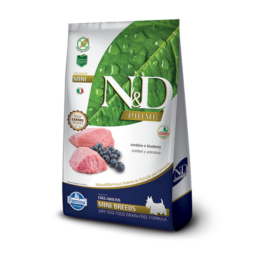 Foto-do-produto-Racao-N-D-Prime-Caes-Adultos-Mini-Cordeiro-800g-no-pet-shop-online-da-Tudo-de-Bicho