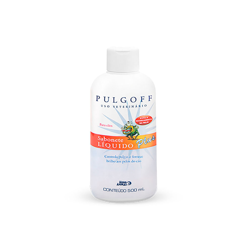 Foto-do-produto-Sabonete-Pulgoff-Liquido-Plus-Antipulgas-e-Carrapatos-para-Caes-Mundo-Animal-500ml-no-pet-shop-online-da-Tudo-de-Bicho