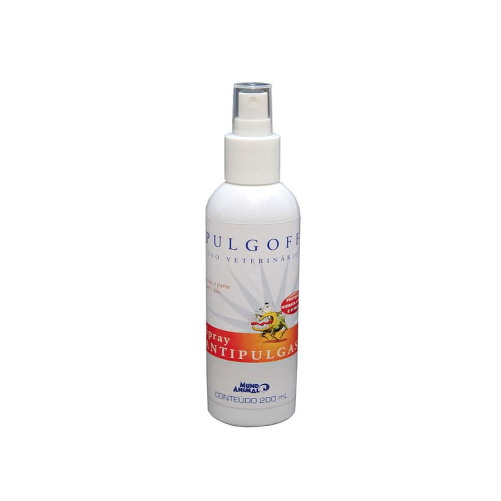 Foto-do-produto-Spray-Pulgoff-Antipulgas-e-Carrapatos-para-Caes-Mundo-Animal-200ml-no-pet-shop-online-da-Tudo-de-Bicho