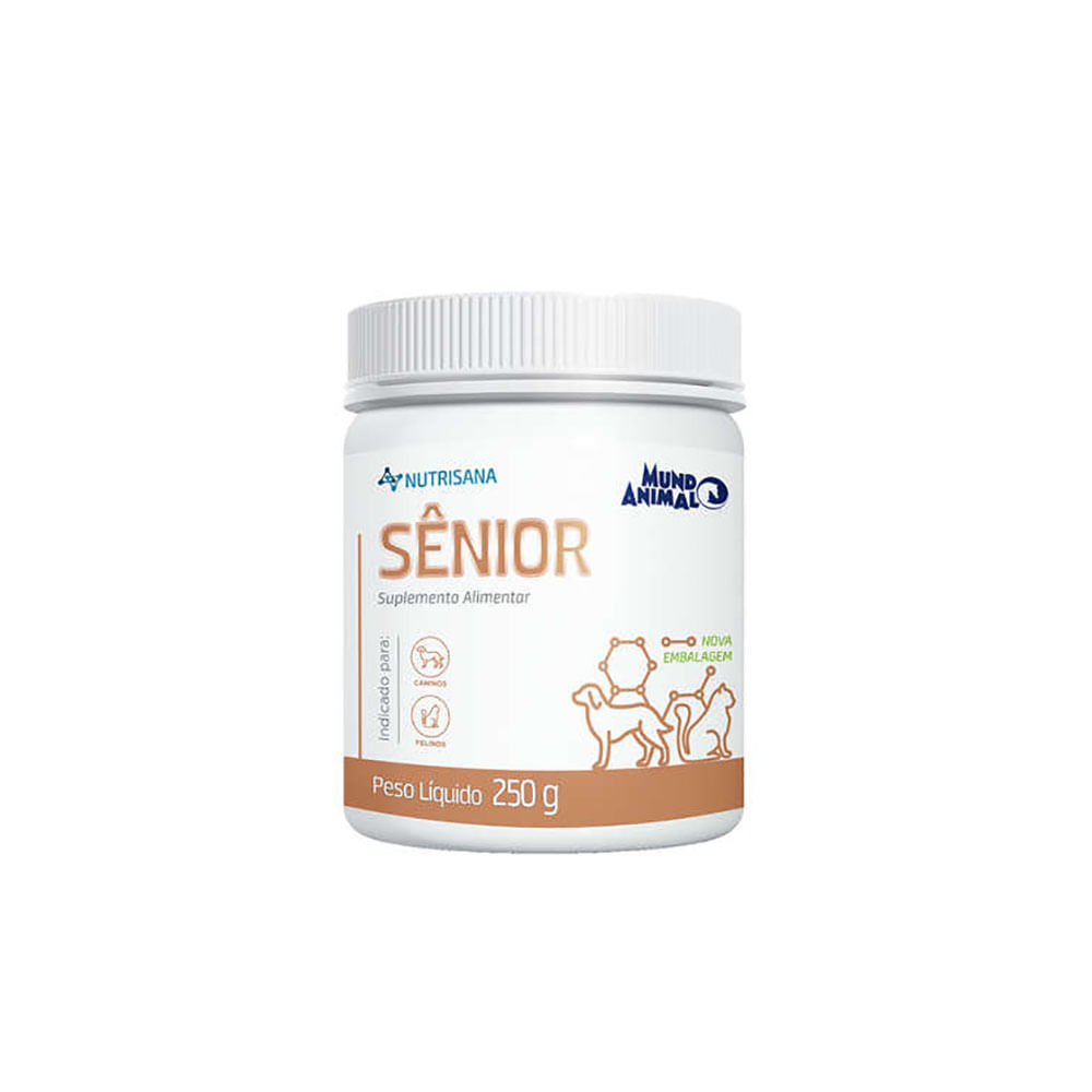 Foto-do-produto-Suplemento-para-Caes-e-Gatos-Nutrisana-Senior-Mundo-Animal-250g-no-pet-shop-online-da-Tudo-de-Bicho