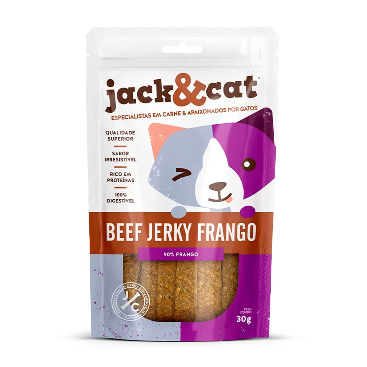 Foto-do-produto-Petisco-para-Gatos-Beef-Jeky-Frango-Jack-Cat-30g-no-pet-shop-online-da-Tudo-de-Bicho