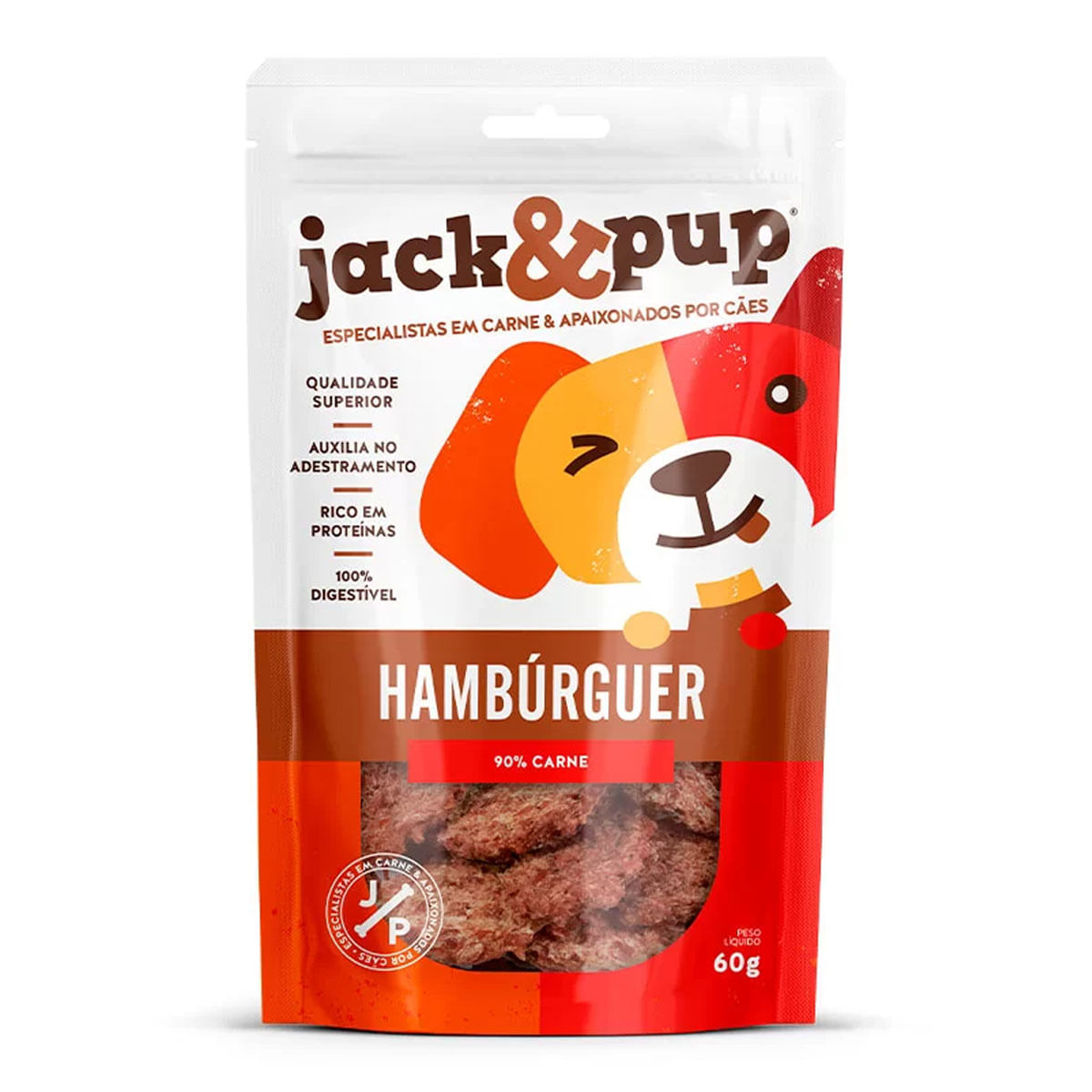 Foto-do-produto-Petisco-para-Caes-Beef-Jerk-Hamburg-Jack-Pup-60g-no-pet-shop-online-da-Tudo-de-Bicho