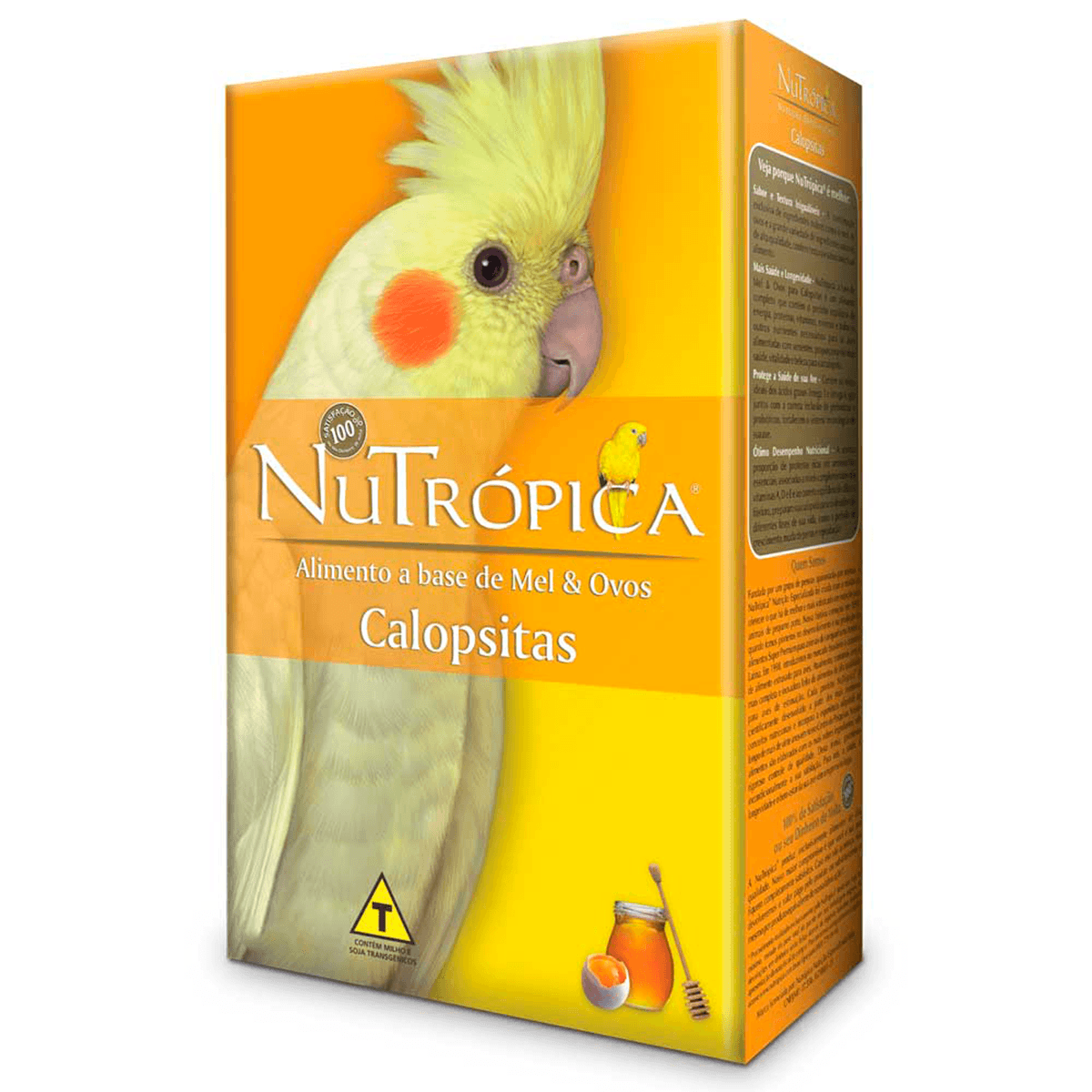 Foto-do-produto-Alimento-Para-Calopsita-Farinhada-Com-Mel-E-Ovos-Nutropica-200g-no-pet-shop-online-da-Tudo-de-Bicho