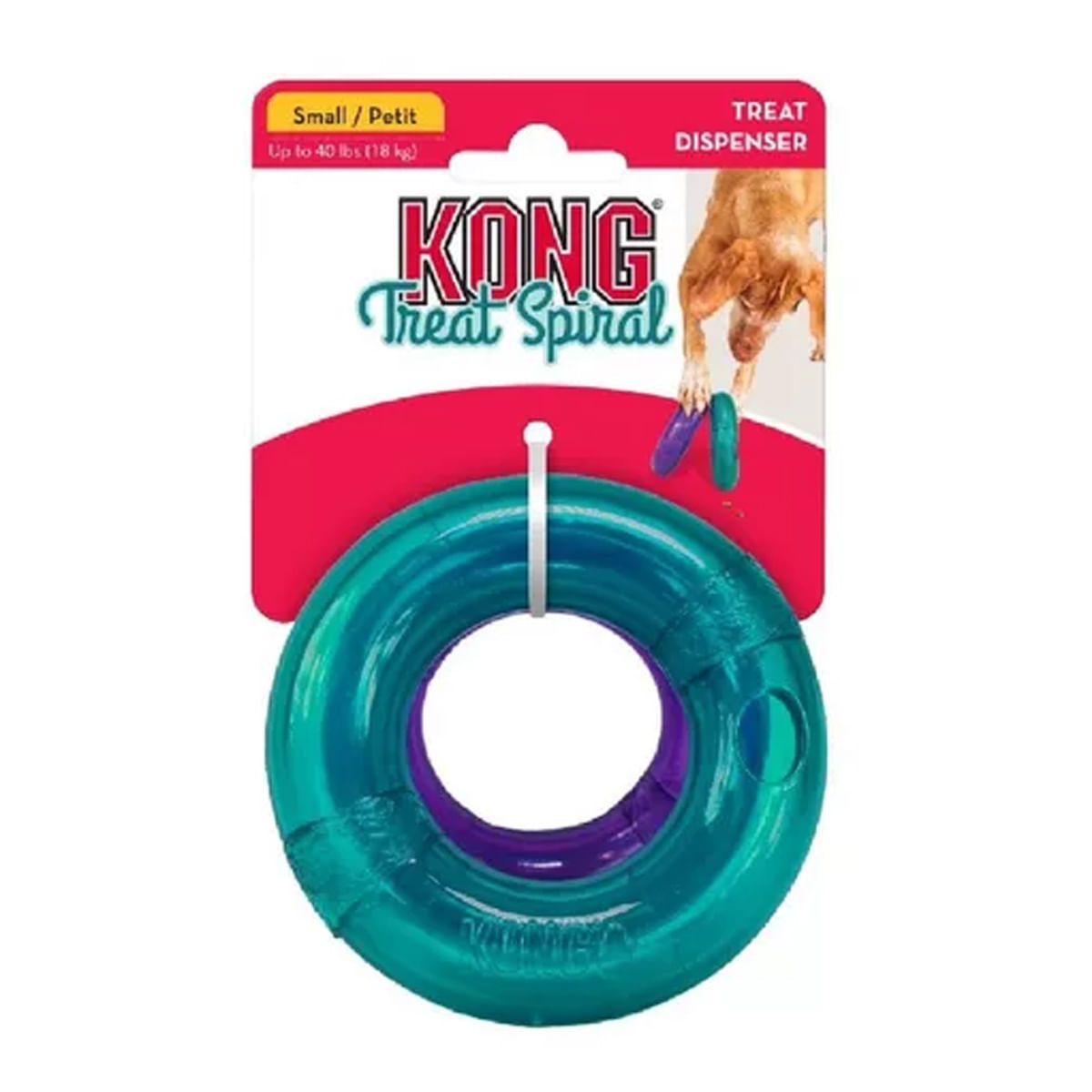 Foto-do-produto-Brinquedo-Interativo-Caes-Kong-Treat-Spiral-Ring-Small-Pts-31-no-pet-shop-online-da-Tudo-de-Bicho