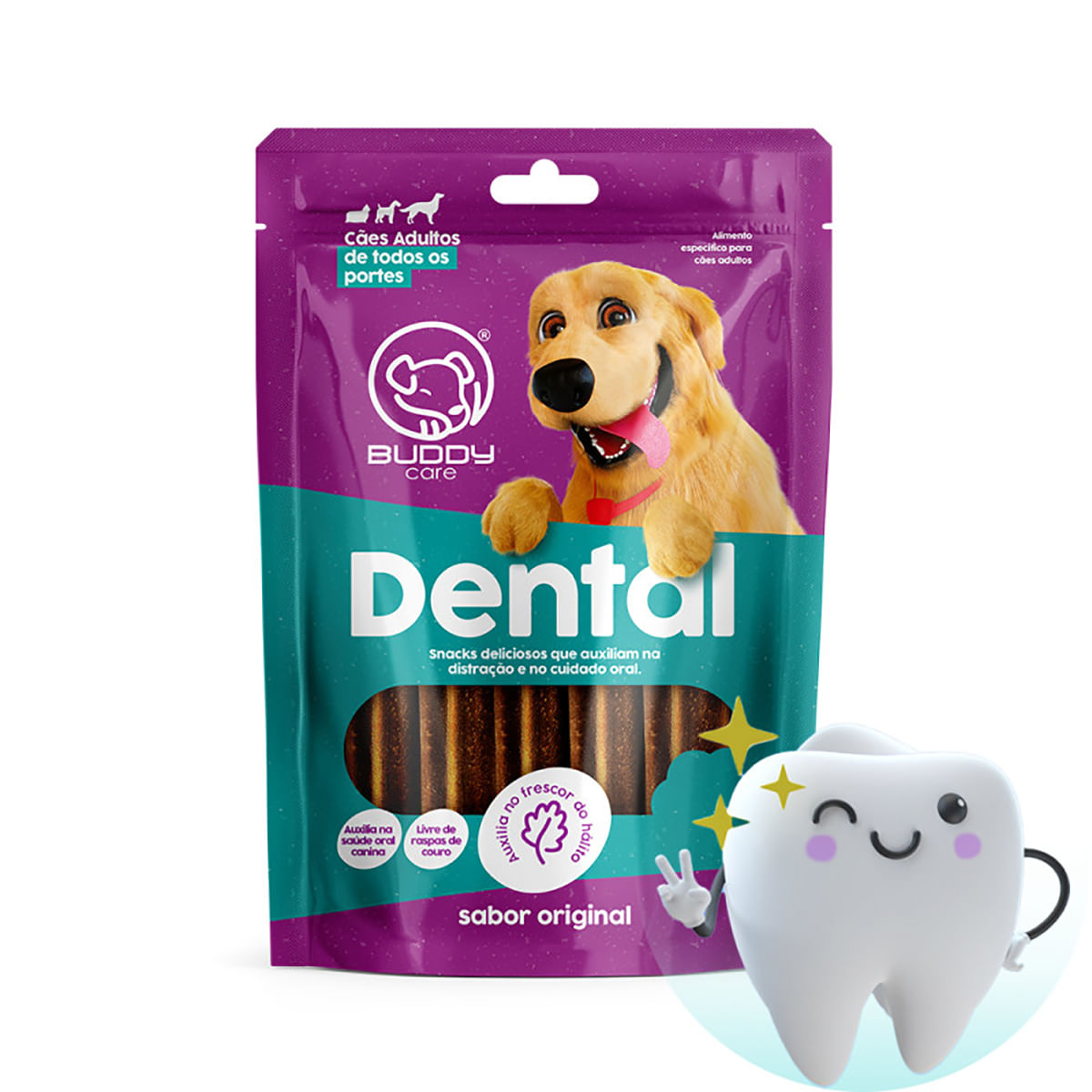 Foto-do-produto-Petisco-Snack--Buddy-Care-para-Caes-Dental-130g-no-pet-shop-online-da-Tudo-de-Bicho