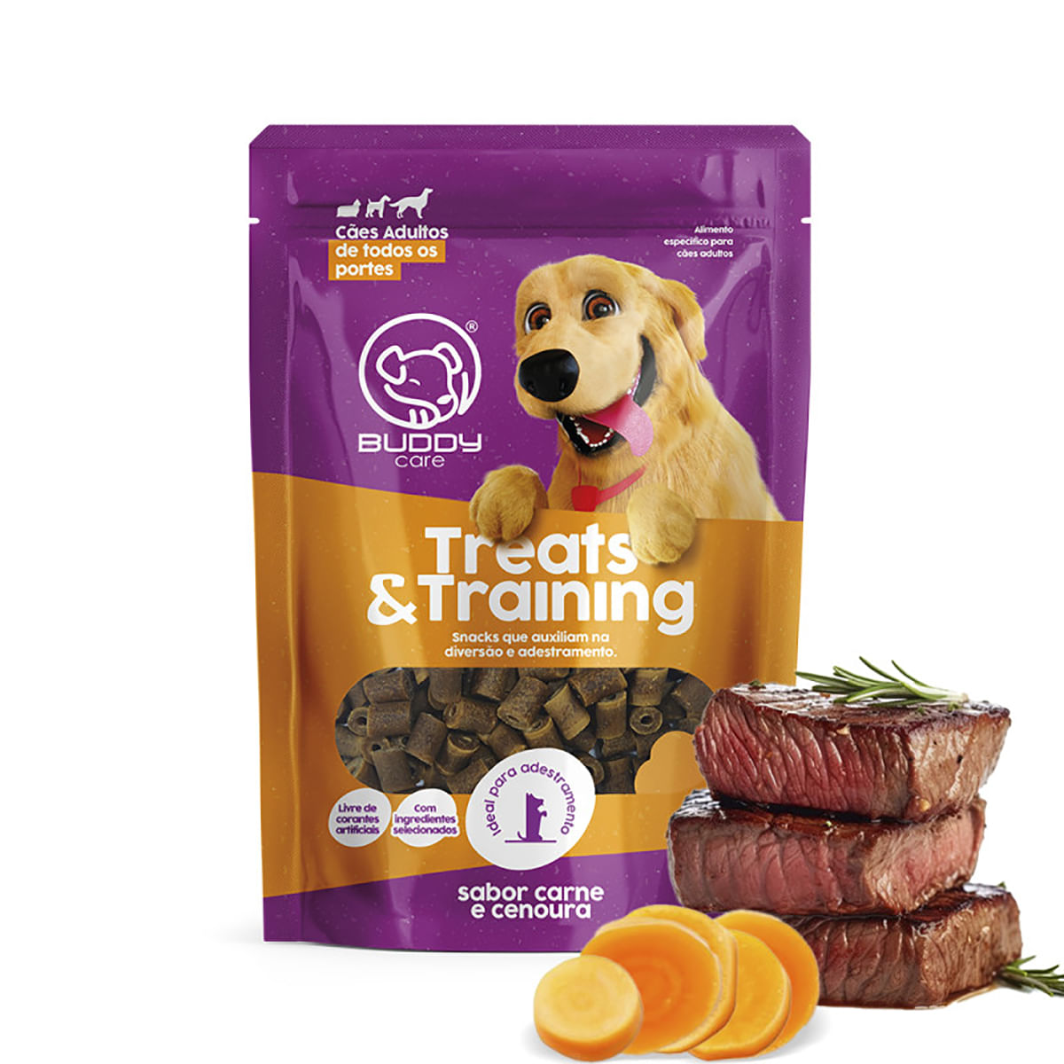 Foto-do-produto-Petisco-Snack--Buddy-Care-para-Caes-Treats---Training-130g-no-pet-shop-online-da-Tudo-de-Bicho