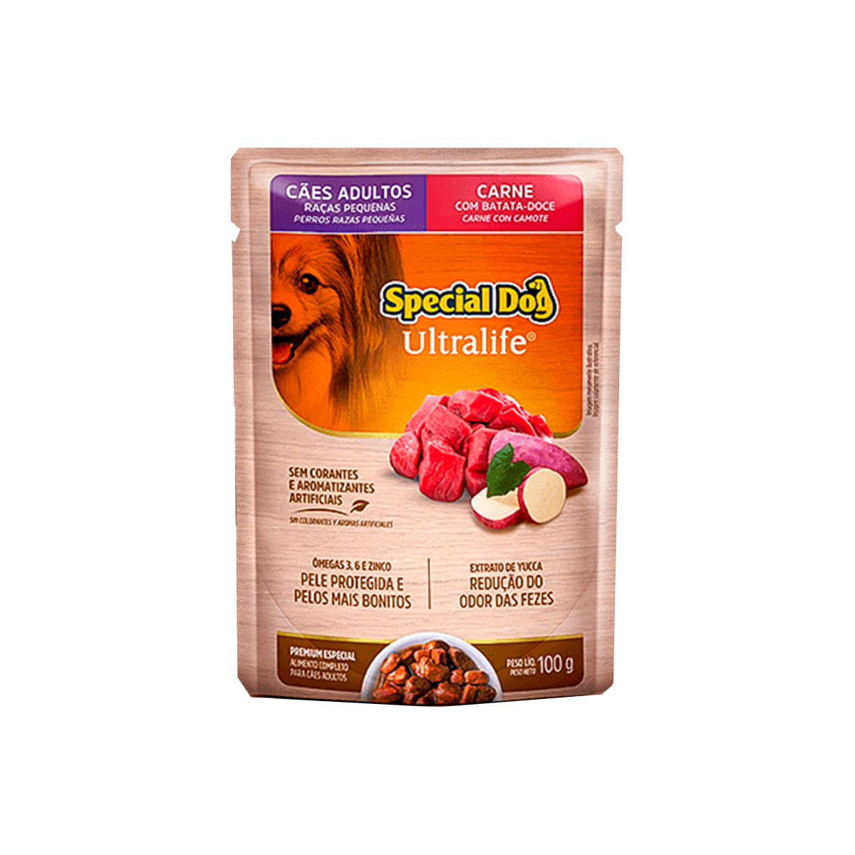 Foto-do-produto-Racao-Special-Dog-Sache-Caes-Racas-Pequenas-Carne-100g-no-pet-shop-online-da-Tudo-de-Bicho