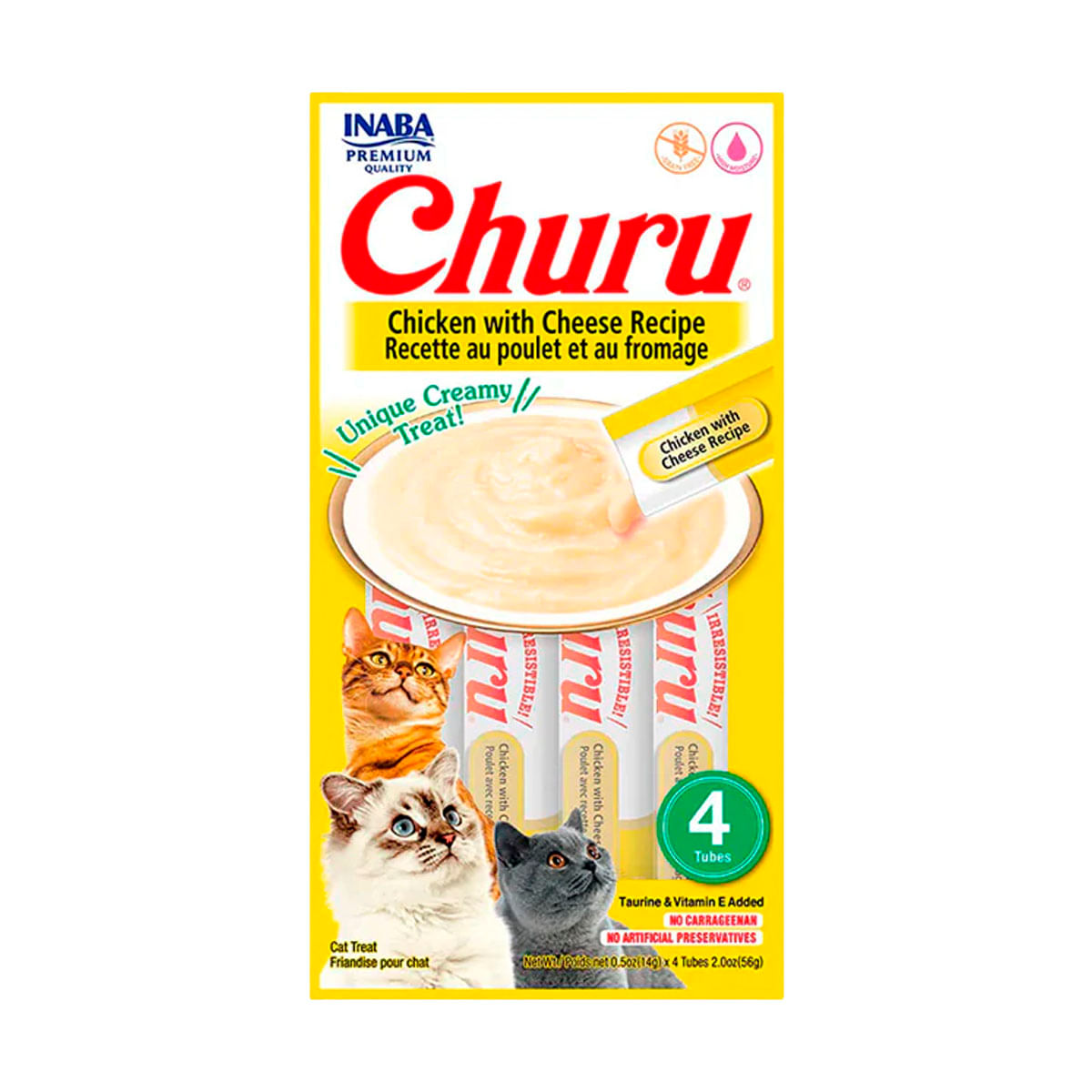 Foto-do-produto-Pure-Churu-Petisco-Cremoso-para-Gatos-Galinha-com-Queijo-56g-no-pet-shop-online-da-Tudo-de-Bicho