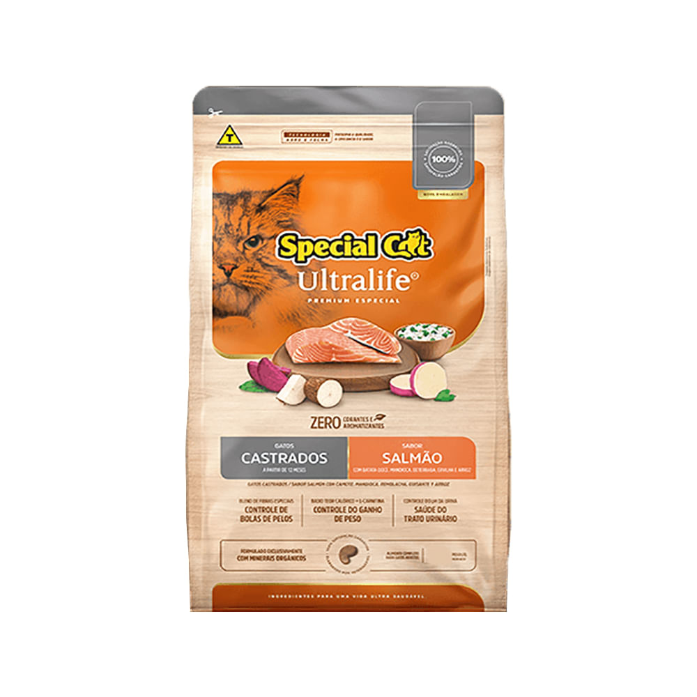 Foto-do-produto-Racao-Special-Cat-Ultralife-Castrados-Salmao-1kg-no-pet-shop-online-da-Tudo-de-Bicho