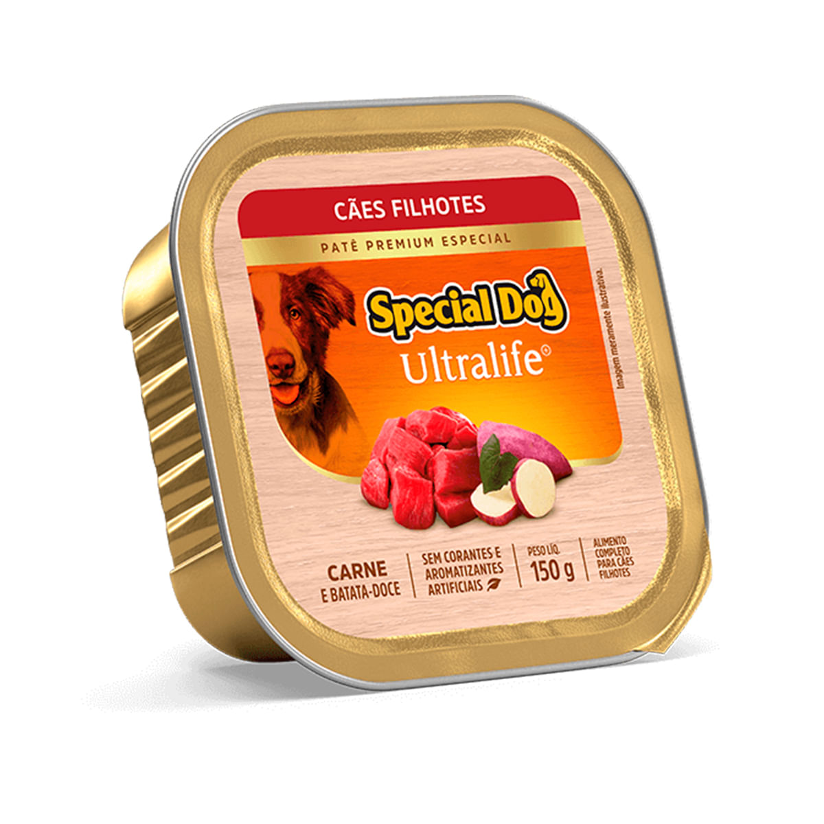 Foto-do-produto-Racao-Special-Dog-Pate-Caes-Filhotes-Carne-150g-no-petshop-online-da-Tudo-de-Bicho