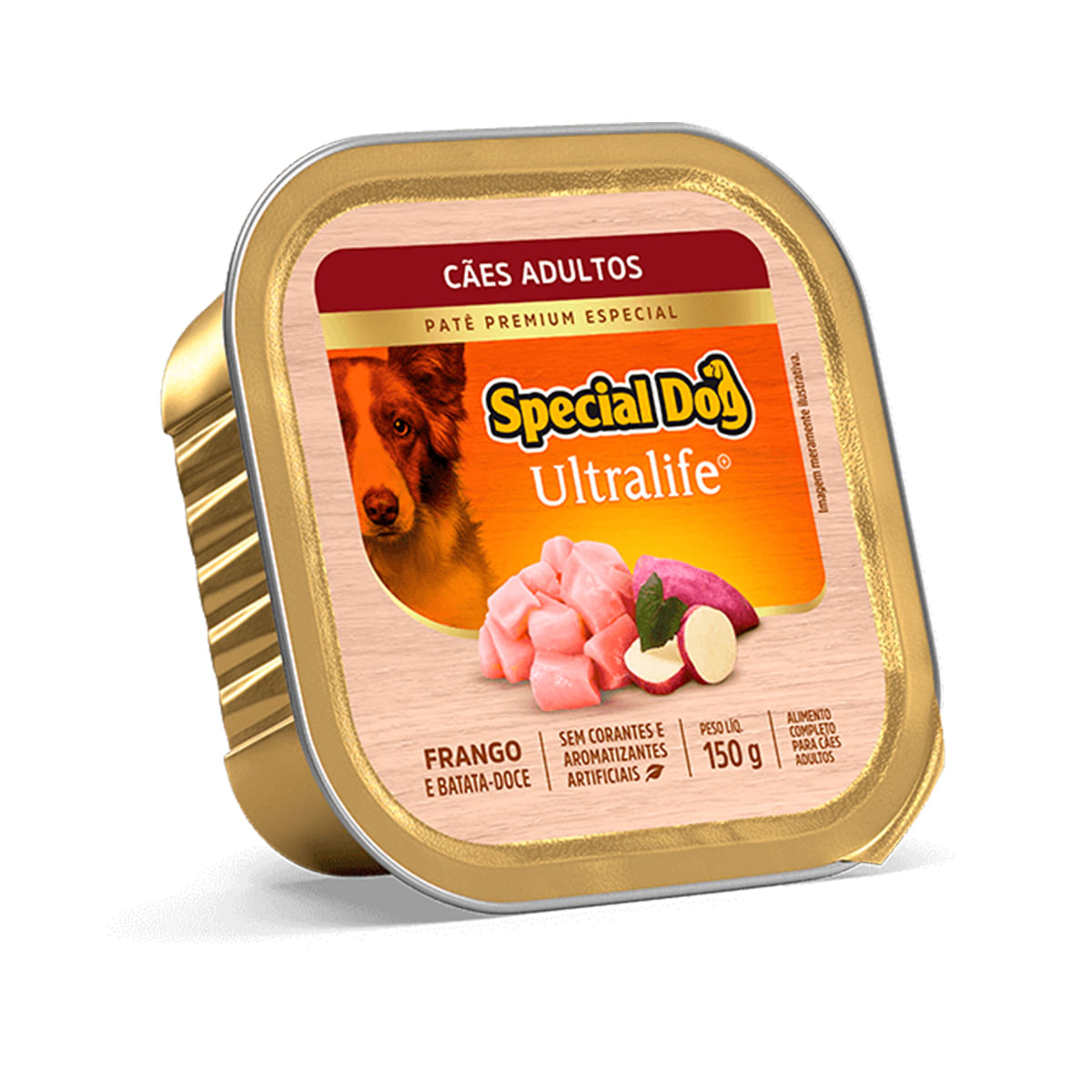 Foto-do-produto-Racao-Special-Dog-Pate-Caes-Adultos-Frango-150g-no-pet-shop-online-da-Tudo-de-Bicho