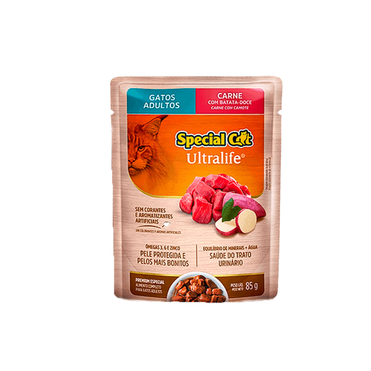 Foto-do-produto-Racao-Special-Cat-Sache-Gatos-Adultos-Carne-85g-no-pet-shop-online-da-Tudo-de-Bicho