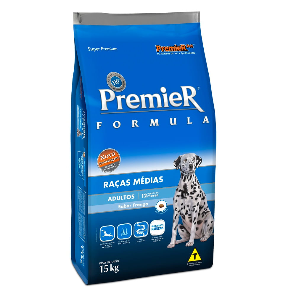 Foto-do-produto-Racao-Premier-Formula-Caes-Adultos-Racas-Medias-Frango-15Kg-no-pet-shop-online-da-Tudo-de-Bicho