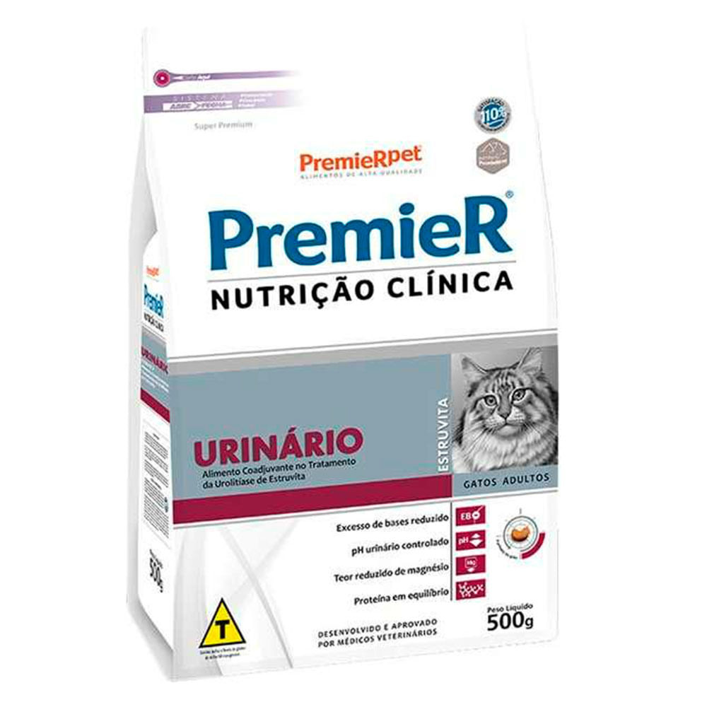 Foto-do-produto-Racao-Premier-Nutricao-Clinica-Urinario-Gatos-Adultos-500g-no-pet-shop-online-da-Tudo-de-Bicho