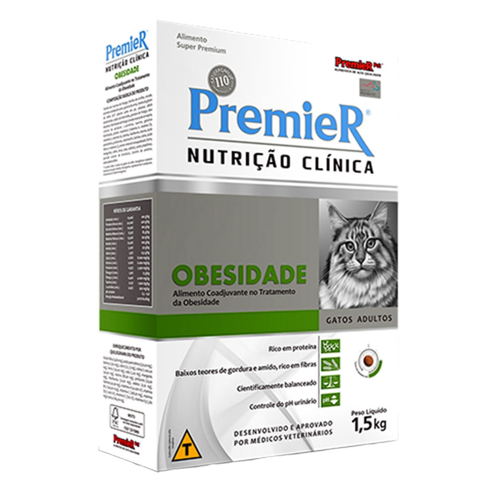 Foto-do-produto-Racao-Premier-Nutricao-Clinica-Obesidade-Gatos-Adultos-500g-no-pet-shop-online-da-Tudo-de-Bicho