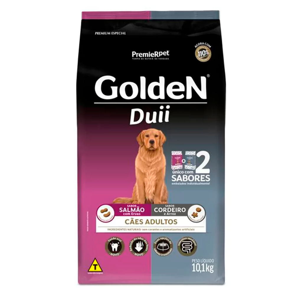 Foto-do-produto-Racao-Premier-Golden-Duii-para-Caes-Adultos-Salmao-e-Cordeiro-101kg-no-petshop-online-da-Tudo-de-Bicho