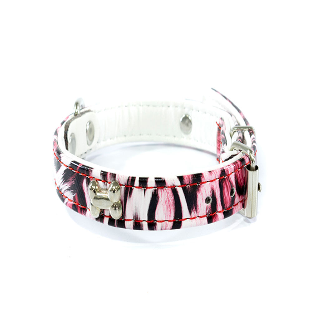 Foto-do-produto-Coleira-Caes-The-Pets-Luxo-Onca-Colors-Pequena-no-petshop-online-da-Tudo-de-Bicho