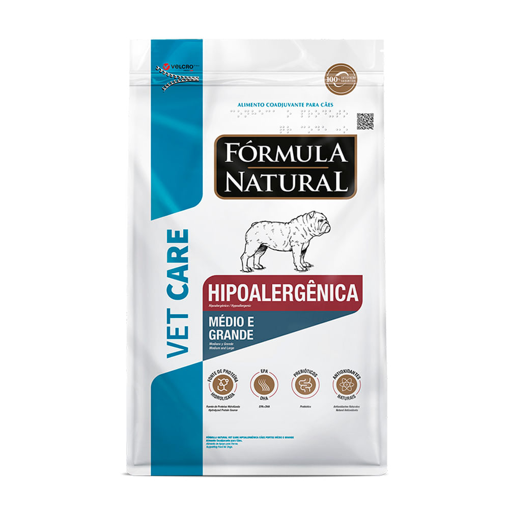 Foto-do-produto-Racao-Formula-Natural-Vet-Care-Caes-Hipoalergenica-Racas-Medias-e-Grande-2kg-no-pet-shop-online-da-Tudo-de-Bicho