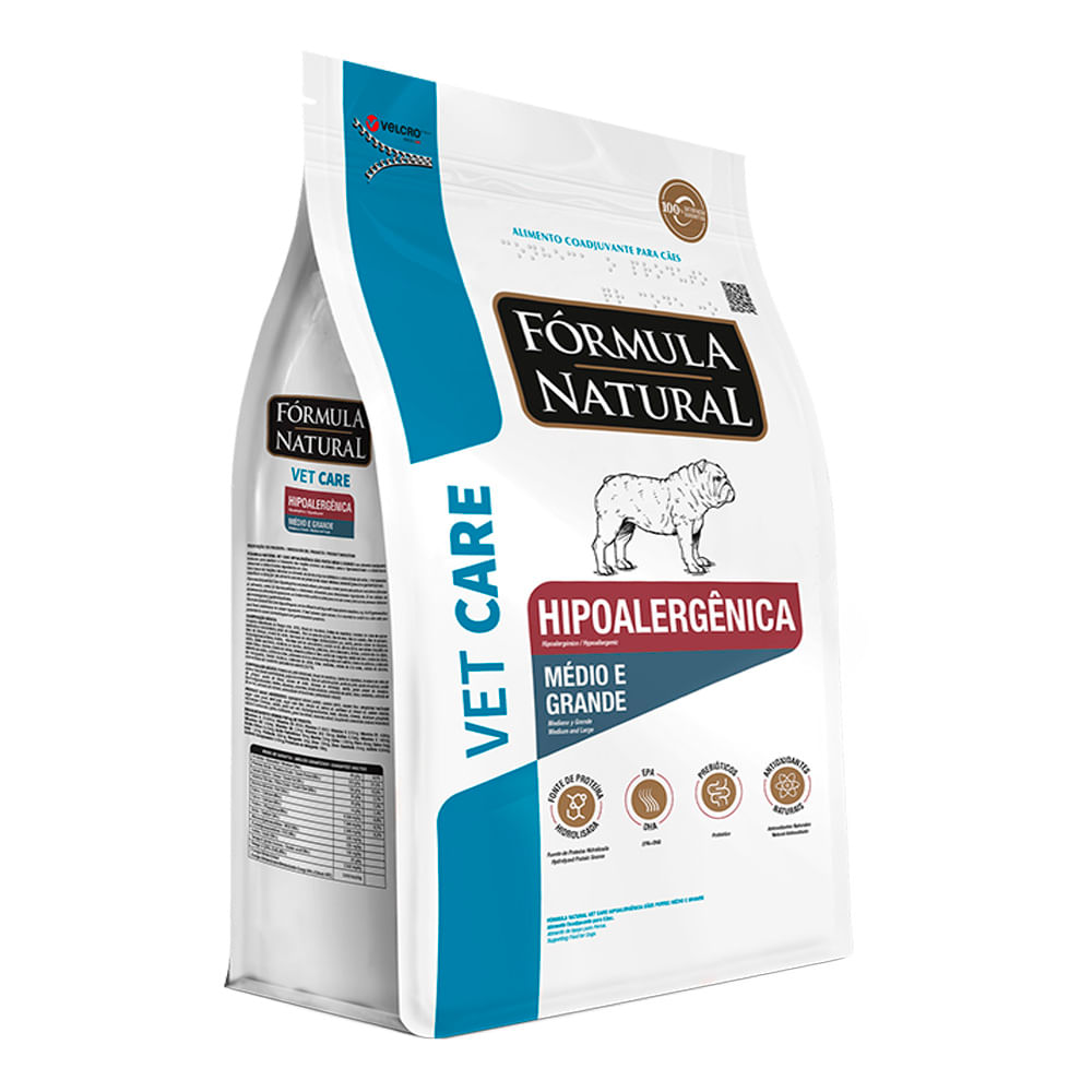 Foto-do-produto-Racao-Formula-Natural-Vet-Care-Caes-Hipoalergenica-Racas-Medias-e-Grande-2kg-no-pet-shop-online-da-Tudo-de-Bicho