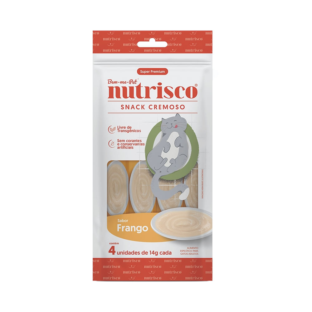 Foto-do-produto-Petisco-para-Gatos-Snack-Cremoso-Nutrisco-Sabor-Frango-56g-no-pet-shop-online-da-Tudo-de-Bicho