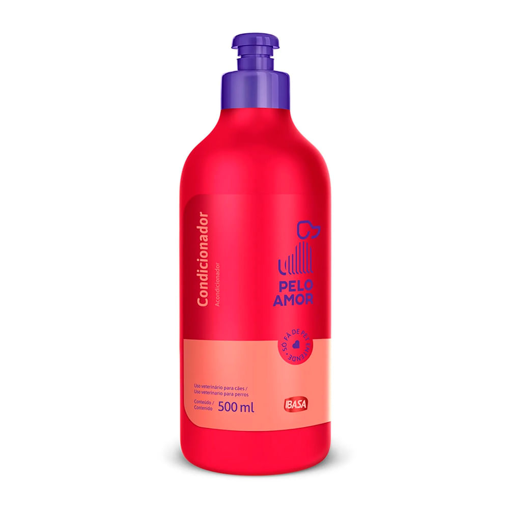 Foto-do-produto-Condicionador-para-Caes-e-Gatos-Pelo-Amor-Ibasa-500ml-no-pet-shop-online-da-Tudo-de-Bicho