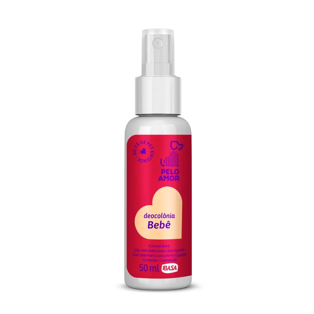 Foto-do-produto-Deocolonia-para-Caes-e-Gatos-Pelo-Amor-Bebe-Ibasa-50ml-no-pet-shop-online-da-Tudo-de-Bicho