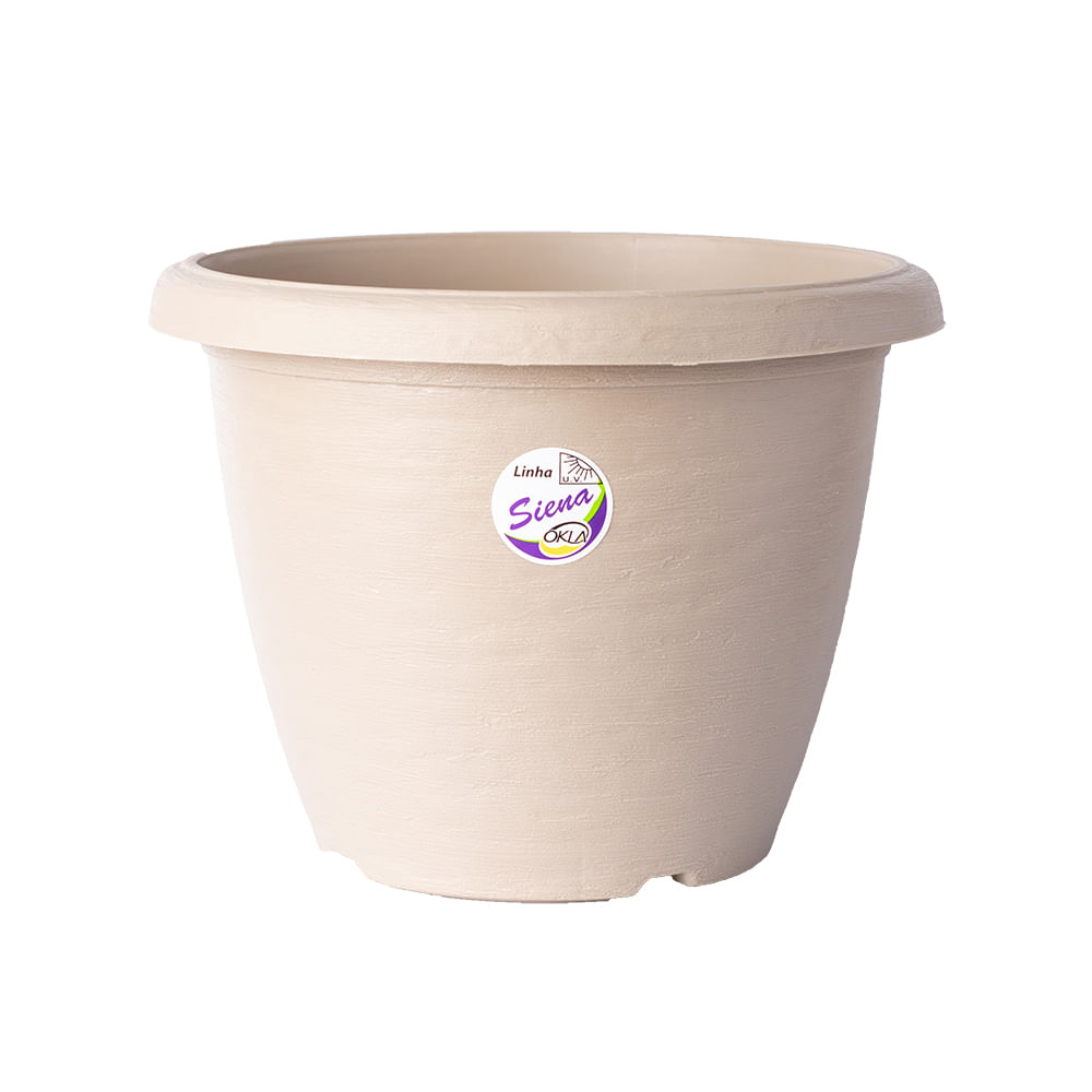 Foto-do-produto-Vaso-para-Plantas-Cinza-Taupe-12L-no-pet-shop-online-da-Tudo-de-Bicho