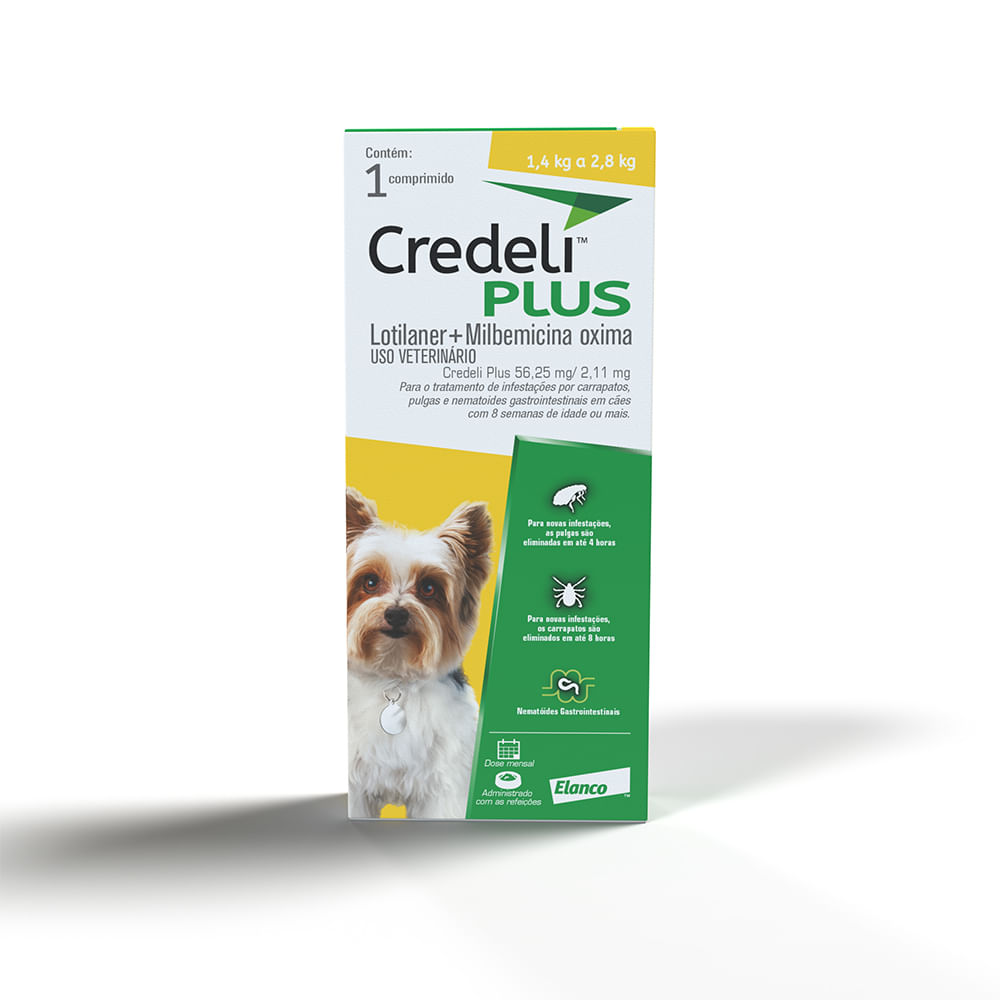 Foto-do-produto-Antipulgas-Credeli-Plus-para-Caes-de-14-a-28kg-1-Comprimido-no-pet-shop-online-da-Tudo-de-Bicho