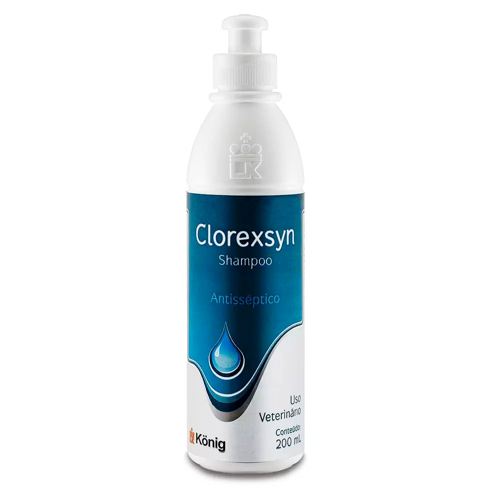 Foto-do-produto-Shampoo-Clorexsyn-Konig-200ml-no-pet-shop-online-da-Tudo-de-Bicho