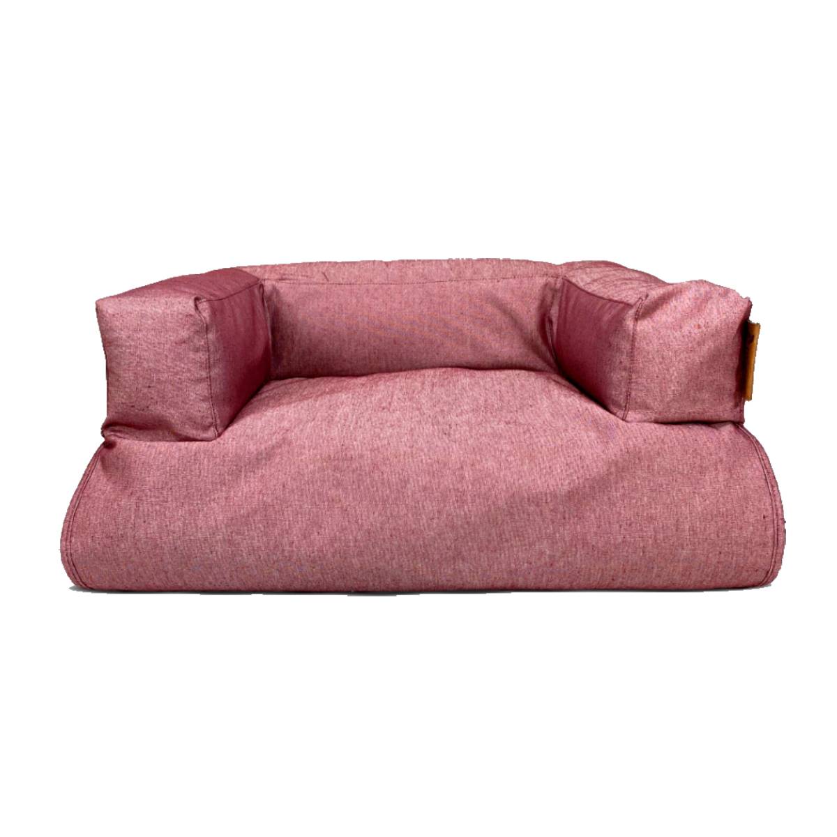 Foto-do-produto-Sofa-3-em-1-em-Linho-para-Caes-e-Gatos-Mabuu-Pet--Vermelho-Mescla-Tamanho-P-no-pet-shop-online-da-Tudo-de-Bicho