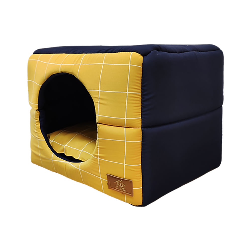 Foto-do-produto-Cama-Iglu-Exclusive-Amarelo-Fabrica-Pet-G-no-pet-shop-online-da-Tudo-de-Bicho