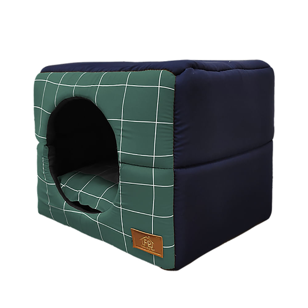 Foto-do-produto-Cama-Iglu-Exclusive-Verde-Fabrica-Pet-G-no-pet-shop-online-da-Tudo-de-Bicho