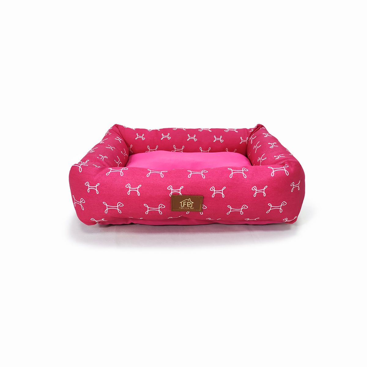 Foto-do-produto-Cama-Retangular-para-Caes-Carmel-Pink-P-no-pet-shop-online-da-Tudo-de-Bicho