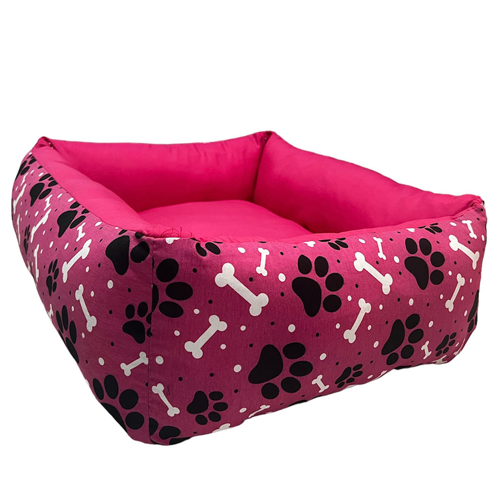 Foto-do-produto-Cama-para-Caes-e-Gatos-CamaPet-Pata-Osso-Rosa-Tamanho-P-no-pet-shop-online-da-Tudo-de-Bicho