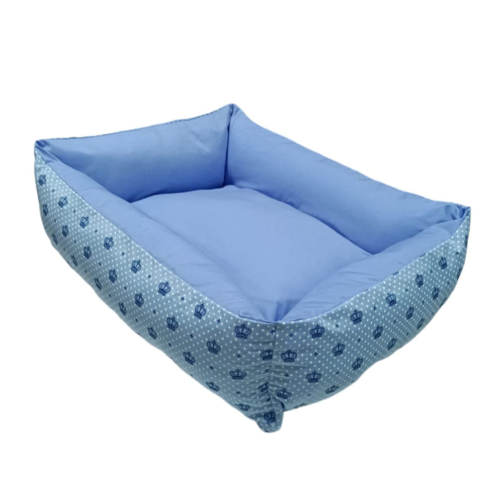 Foto-do-produto-Cama-para-Caes-e-Gatos-CamaPet-Coroa-Azul-Tamanho-P-no-pet-shop-online-da-Tudo-de-Bicho