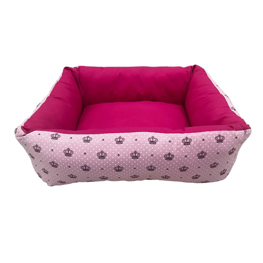 Foto-do-produto-Cama-para-Caes-e-Gatos-CamaPet-Coroa-Rosa-Tamanho-P-no-pet-shop-online-da-Tudo-de-Bicho