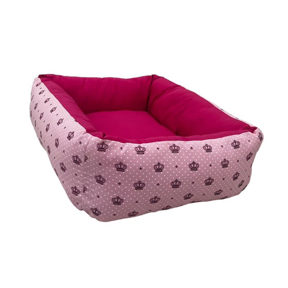 Foto-do-produto-Cama-para-Caes-e-Gatos-CamaPet-Coroa-Rosa-Tamanho-P-no-pet-shop-online-da-Tudo-de-Bicho