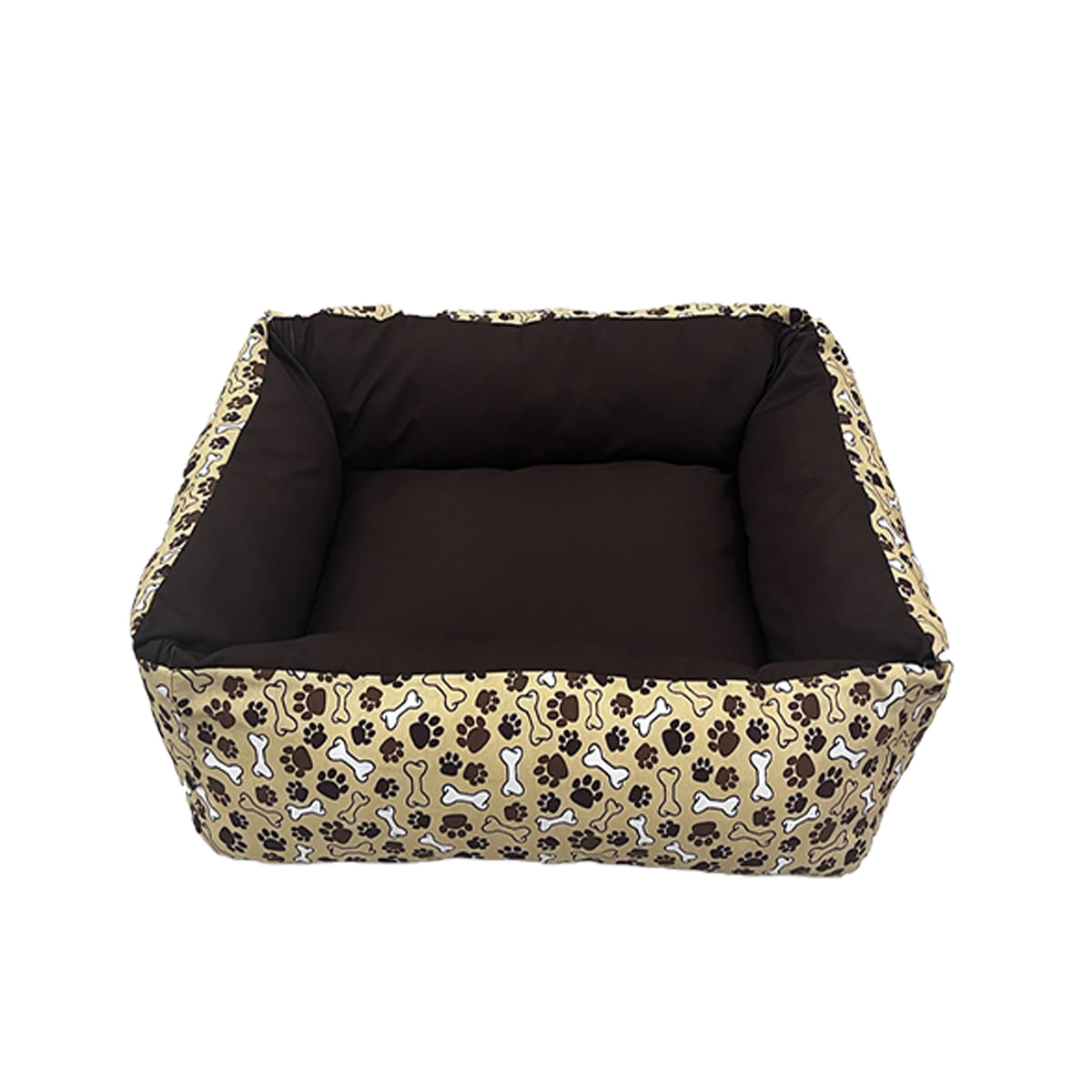 Foto-do-produto-Cama-para-Caes-e-Gatos-CamaPet-Patinha-Marrom-Tamanho-P-no-pet-shop-online-da-Tudo-de-Bicho