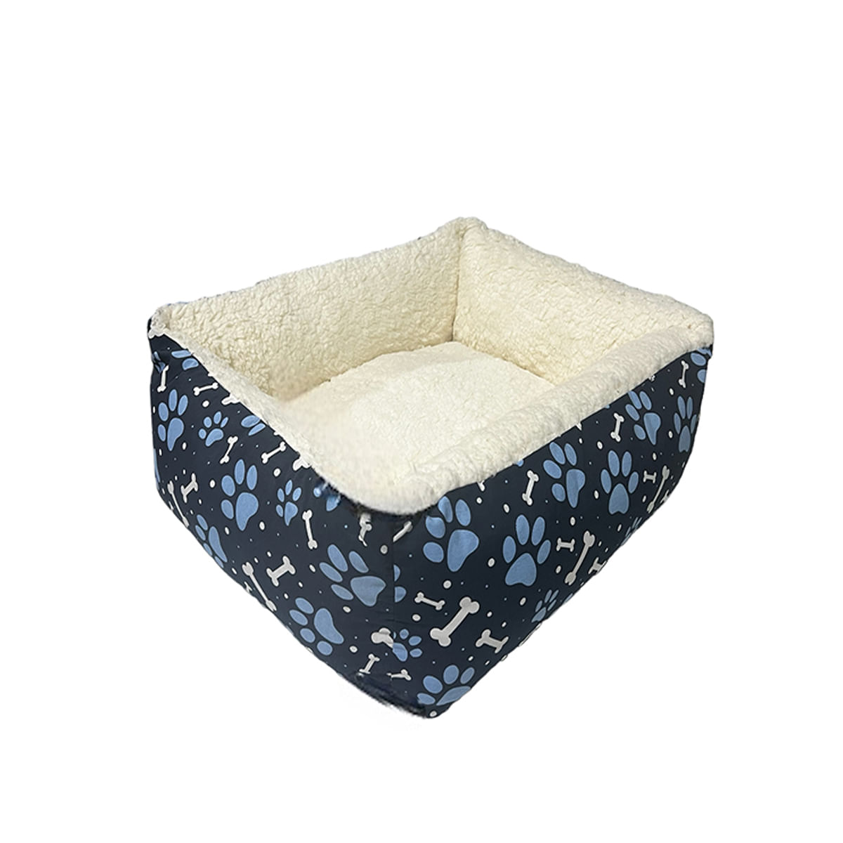 Foto-do-produto-Cama-para-Caes-e-Gatos-CamaPet-Ossinho-Ovelha-Azul-Tamanho-P-no-pet-shop-online-da-Tudo-de-Bicho