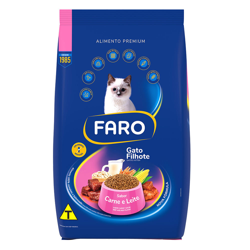 Foto-do-produto-Racao-Faro-para-Gatos-Filhotes-Sabor-Carne-e-Leite-20kg-no-pet-shop-online-da-Tudo-de-Bicho